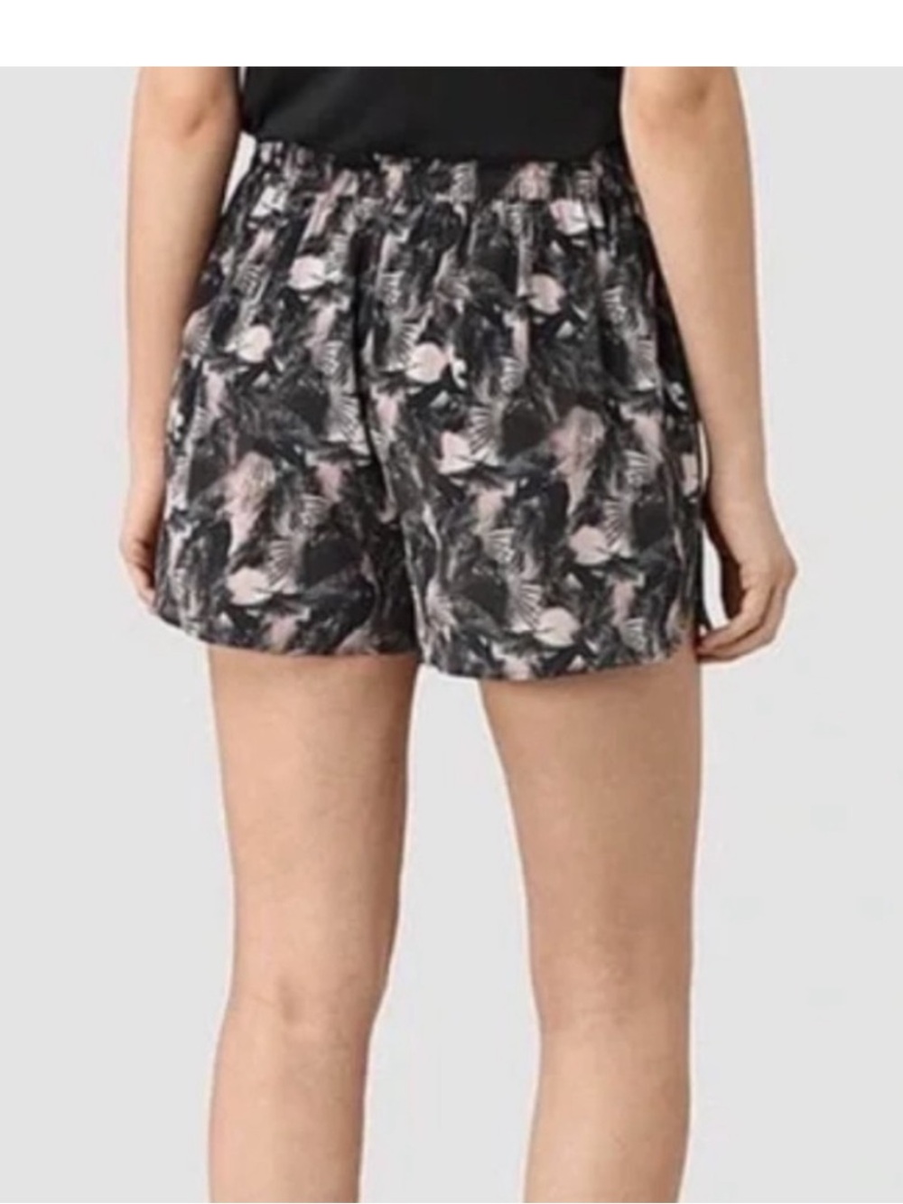 NWOT All Saints 100% Silk Kaplan Island Shorts - Picture 3 of 7
